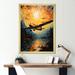 17 Stories In Flight Plane Horizons On Canvas Print, Cotton in Gray/Yellow | 20 H x 12 W x 1 D in | Wayfair E68737C2D690401D8DA388992808779A