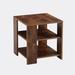 Ebern Designs Siegmar Nightstand Wood in Brown | 18.9 H x 17.7 W x 17.7 D in | Wayfair 041E8D95C6C548C7B88ECFA6EBAD984A