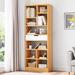 Latitude Run® Cedrenea Storage Bookcase Wood in White/Brown | 70.87 H x 19.7 W x 9.45 D in | Wayfair 22FE34C3A01F4831AD2ACFC0CBCF3B90