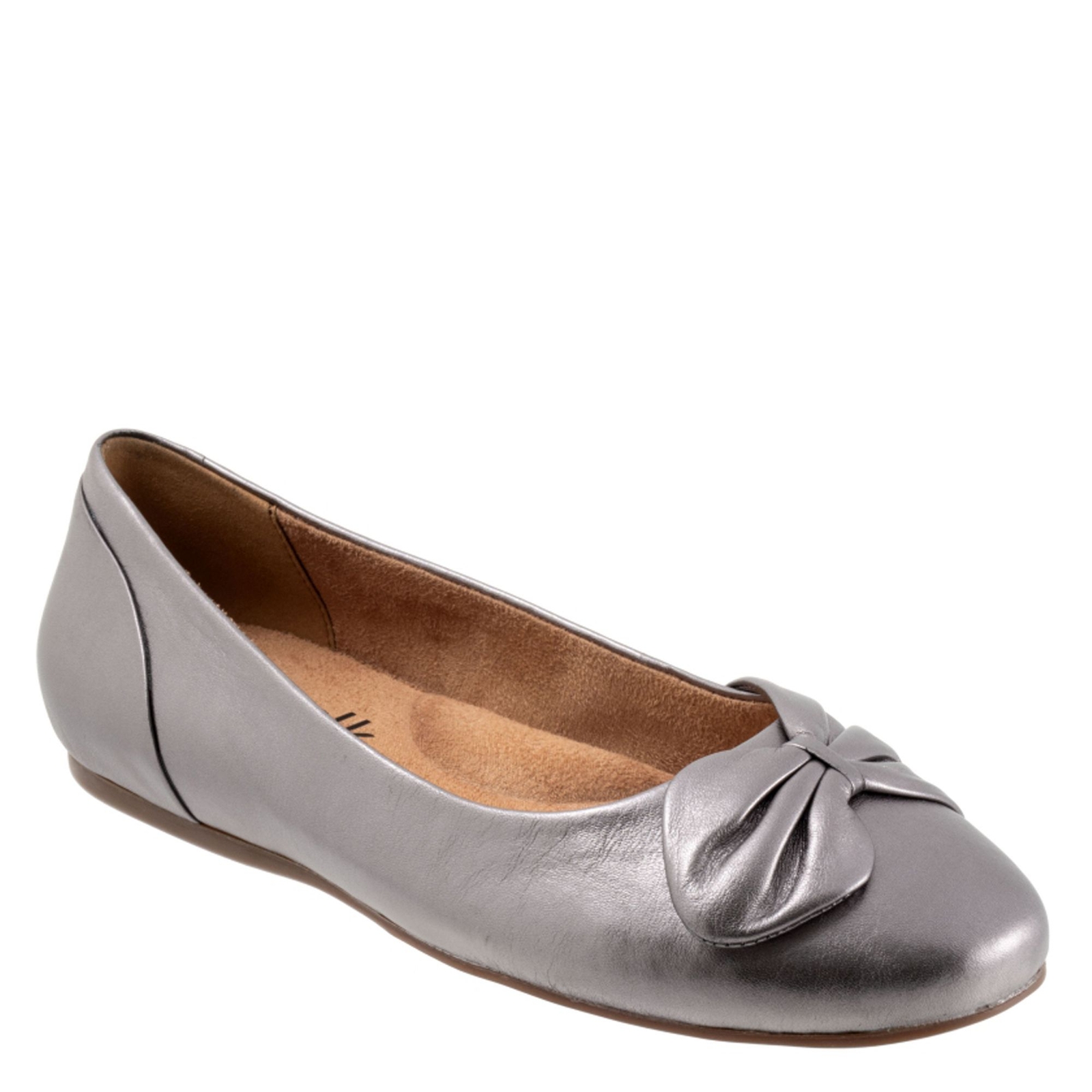 Softwalk Sofia - Womens 9 Metallic,Pewter Slip On W