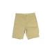 Gap Khaki Shorts: Tan Print Bottoms - Kids Boy's Size 14 - Light Wash