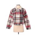 Vigoss Fleece Jacket: Red Plaid Jackets & Outerwear - Women's Size Small