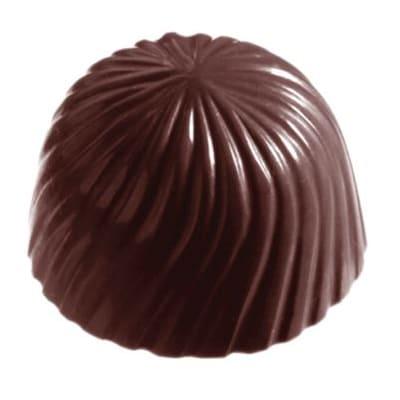Matfer Bourgeat 380152 Rose Chocolate Mold w/ 32 Sections - Polycarbonate, Transparent