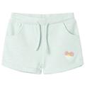 vidaXL Kids' Shorts with Drawstring Mixed Light Mint 104