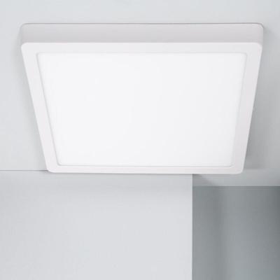 Efectoled - LED-Deckenleuchte 24W Eckig Aluminium 280x280 mm Slim cct Wählbar Galán SwitchDimm Weiß Image