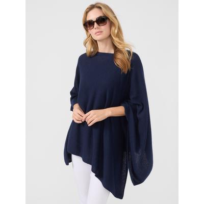 J.McLaughlin Women's Rale Cashmere Poncho Navy