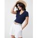 J.McLaughlin Women's Terrine T-Shirt Navy, Size Small | Cotton/Spandex