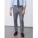 J.McLaughlin Men's Oxford Wool Pants Heather Gray, Size 36 | Elastane/Cashmere/Wool