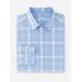 J.McLaughlin Men's Collis Classic Fit Shirt in Plaid Pink/Blue, Size Small | Cotton