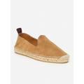 J.McLaughlin Men's Rafe Suede Espadrilles Caramel, Size 8 | Leather/Suede