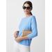 J.McLaughlin Women's Mecox Sweater Heaven Blue, Size Medium | Cotton