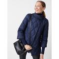 J.McLaughlin Women's Key Puffer Jacket Dark Navy, Size Medium | Nylon