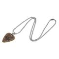 Htovila Picks Zinc Alloy 1.2mm Alloy 1.2mm Thickness Pick Zinc Alloy With Ball Chain Thickness With Ball Metal Pick 1.2mm Thickness With Thick Metal Chain Rookin Dsfen Iuppa Metal Chain Metal Bronze