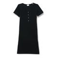 MAMA.LICIOUS Damen MLMIRA SOLID JRS Nightgown 2F A. E. NOOS Nachthemd, Schwarz, XS