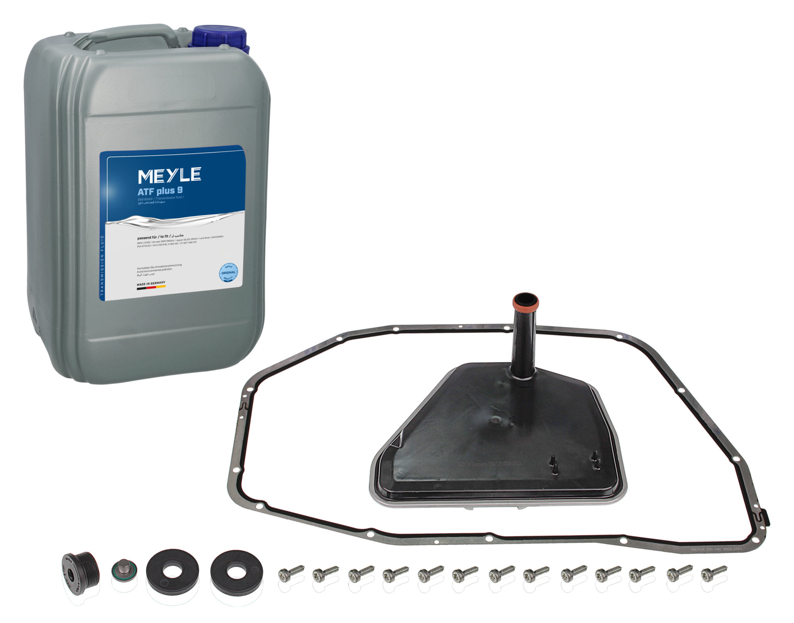 MEYLE MEYLE-ORIGINAL-KIT: Better solution for you! [12L] Teilesatz, Ölwechsel-Automatikgetriebe mit Zubehör für AUDI 0B6325429 09E321371A 100 135 0005 Image