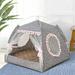 Sweet Princess Cat Bed Foldable Cats Tent Dog House Bed Kitten Dog Basket Beds Cute Cat Houses Home Cushion Pet Kennel Products