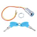 Universal Starting Switch Key Lock Wires Ignition Power Keys Switch for Electric Bike E-Bike