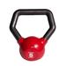 Body-Solid KETTLEBALL 5 lb. Vinyl Dipped Kettlebell with Multi-Grip Angled Handle