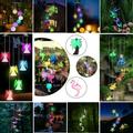 Suminiy.US Halloween Solar Wind Chimes Color-changing For Garden Home Yard Decorations Outdoor Light