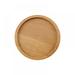 3.15 Inch Bamboo Plant Saucer Round Plant Pot Tray for Indoor and Outdoor Plants