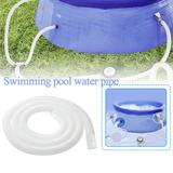 AURIGATE Pool Vacuum Hose with Swivel Cuff EVA Plastic Spiral Wound Suction Hose for Swimming Pool Manual Cleaning Heavy Duty Flexible Garden Vac Water Hoses 1-1/1.25 Inch x 10 Feet