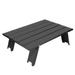 Eddwiin Folding Table - Mini Portable Aluminium Alloy Folding Table Outdoor Camping BBQ Picnic Table Black