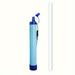 1pc Outdoor Water Filter Personal Straw Water Filtration System Emergency Survival Water Purifier For Camping Hiking Climbing Backpacking