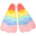 Swim Fins Snorkeling Gear for Adults Swimming Flippers Scuba Child Miss Diving Accessories Silica Gel 2