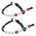 2 Pcs Golf Scorer Lady Parts Golfing Equipment Beaded Golfs Attachment Accessories Golfing Stroke Counter Golfing Scoring Bead Chain Outdoor Tools Beads Goalkeeper Golf Stuff Nylon