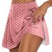 Pink Casual Dresses Womens Casual Prints Tennis Skirt Yoga Sport Active Skirt Shorts Skirt Summer Dresses for Women 2024
