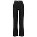 Classic Pants For Women Linen Cotton Summer Breathable Straight Leg Cotton Casual Elastic Waisted Stretch Office Long Regular Trouser Lightweight Fashion Outdoor Golf Business Trousers