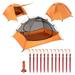 MOWENTA Lightweight 2-Person Backpacking Tent - 3 Season Ultralight Waterproof Camping Tent Large Size Easy Setup Tent for Family Outdoor Hiking with tri-Beam Aluminium Stakes