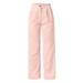 Women s Classic Pants High Waist Cord Straight Big Size Corduroy Soft Relaxed Fit Lightweight Golf Office Slacks with Pockets Stretch Fashion Business Long Trousers