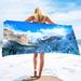 Oversized Towels Travel Camping Blanket Extra Large Body Wrap Bath Mats Snow Mountain Beach Towel Set Hand Towels for Bathroom