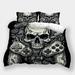 Home Bedclothes 3D Gamepad Printed Comforter Cover Pillowcase Boys Girls Cool Bedding Set California King (98 x104 )