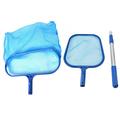 GoolRC Skimmer Net Rake With Mesh Set Includes 1 Telescopic Pole Tool With Mesh Net Pools And SpaTool Pools And Spa (flat Rake Pole Tool Pools Rake) Pcs Aluminum Telescopic (flat Rake And 1 Pcs