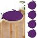 Pengzhipp Seat Cushion Round Garden Chair Pads Seat For Outdoor Bistros Stool Patio Dining Room Soft Cozy Home Textiles Purple