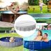 Oneshit Swimming Pool Cover Circular Swimming Pool Cover Suitable For Ground Swimming Hot Water Bathtub Cover Pool Spa Tool Clearance 300*300CM / 118*118in