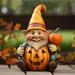 Deagia Room Decor Clearance Outdoor Garden Decoration with Light Resin Home Statue Fall Pumpkin Gnome Statue for Holiday Decoration Collectible Statue. Bedroom Lights