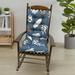SHANNA Waterproof Rocking Chair Cushion Set 2 Piece Tufted Pads Non-skid Cushion Back and Seat Bottom for Porch Rocker Outdoor Indoor Office Dining Chairs Floral Pattern