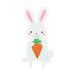 Garden Stakes Easter Garden Decoration Easter Cartoon Rabbit Ground Insert Decoration Wooden Hollow Animal Statue Yard Insert White Garden Inserts For Planters