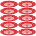 10 Pcs Grill Plate BBQ Tray Picnic Supplies Paper Plates Restaurant Food Reusable Plastic Holder Travel