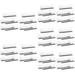 50 Pcs Plastic Shelf Divider Supermarket Dividers Clear Shelves with Magnet Organizer