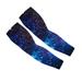 Hidove UV Sun Protection Arm Sleeves High Definition Star Field Background Cooling Sports Sleeve Ice Silk Arm Warmers Arm Covers for Adult XXL