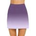 Purple Casual Dresses Womens Casual Solid Tennis Skirt Yoga Sport Active Skirt Shorts Skirt Summer Dresses for Women 2024