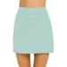 Green Casual Dresses Womens Casual Solid Tennis Skirt Yoga Sport Active Skirt Shorts Skirt Summer Dresses for Women 2024