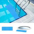 kosheko Swimming Pool Ladder Mat - Protective Pool Ladder Pad Step Mat with Non-Slip Texture Blue Blue