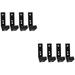 8 Pcs Barbell Holder Barbell Wall Mount Barbell Hanger Barbell Rack Bumper Plate Storage Holder