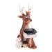SIEYIO Deer Statue Solar Light Hand Painted Sculpture Animal Figures For Outdoor Decoration For Home Garden Courtyard Decor