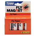 TERRO T518 Fly Magnet .. Sticky Fly Paper Fly .. Trap 8 pack